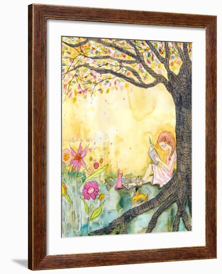 Book Nook-Wyanne-Framed Giclee Print