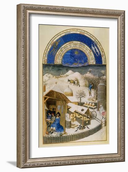 Book Of Hours: February-null-Framed Giclee Print