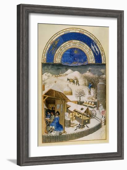 Book Of Hours: February-null-Framed Giclee Print