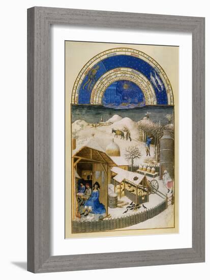 Book Of Hours: February-null-Framed Giclee Print