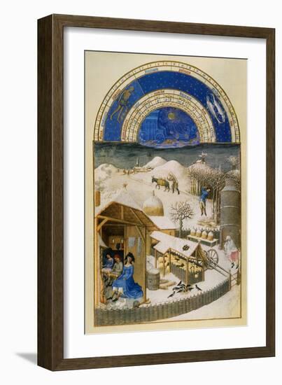 Book Of Hours: February-null-Framed Giclee Print