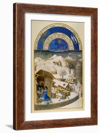 Book Of Hours: February-null-Framed Giclee Print