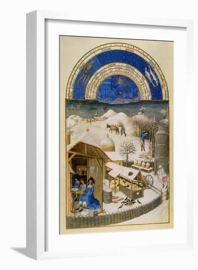 Book Of Hours: February-null-Framed Giclee Print