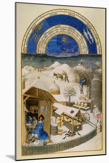 Book Of Hours: February-null-Mounted Giclee Print