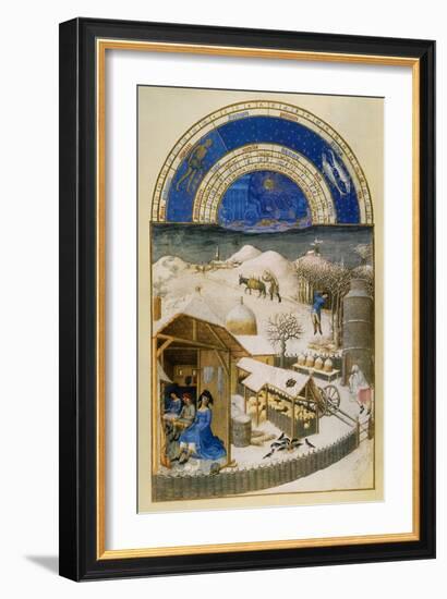 Book Of Hours: February-null-Framed Giclee Print