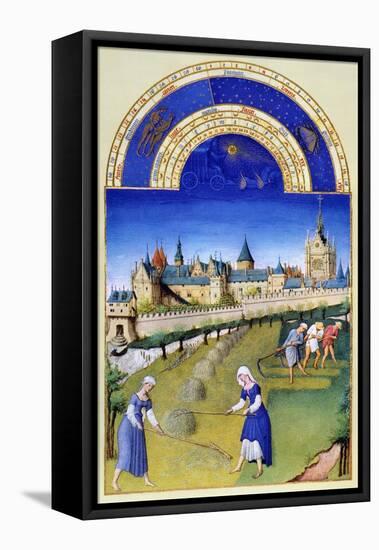 Book of Hours: June-null-Framed Premier Image Canvas