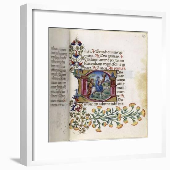 Book of Hours Torriani. Horae Secundum Usum Romanum-null-Framed Giclee Print