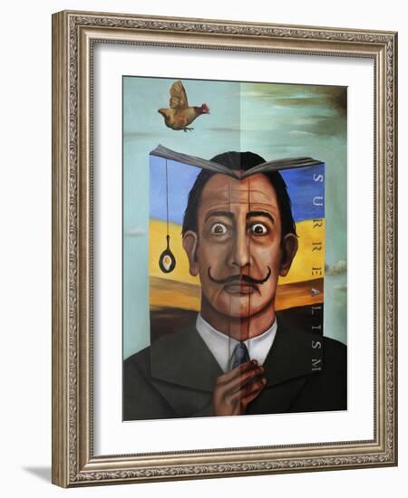 Book of Surrealism-Leah Saulnier-Framed Giclee Print