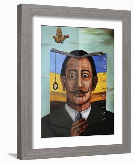 Book of Surrealism-Leah Saulnier-Framed Giclee Print