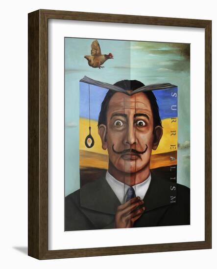 Book of Surrealism-Leah Saulnier-Framed Giclee Print