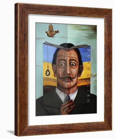 Book of Surrealism-Leah Saulnier-Framed Giclee Print