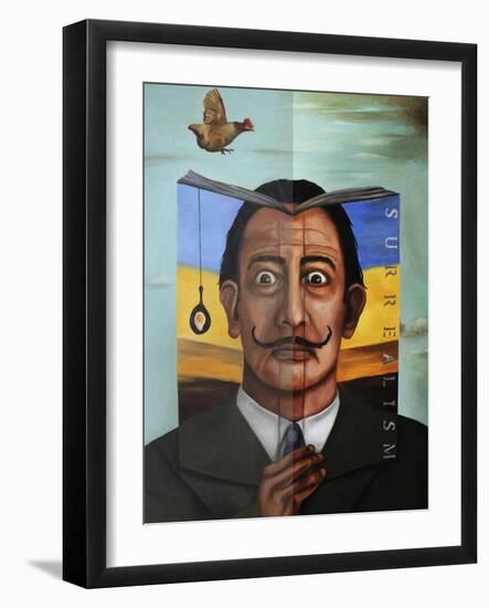 Book of Surrealism-Leah Saulnier-Framed Giclee Print