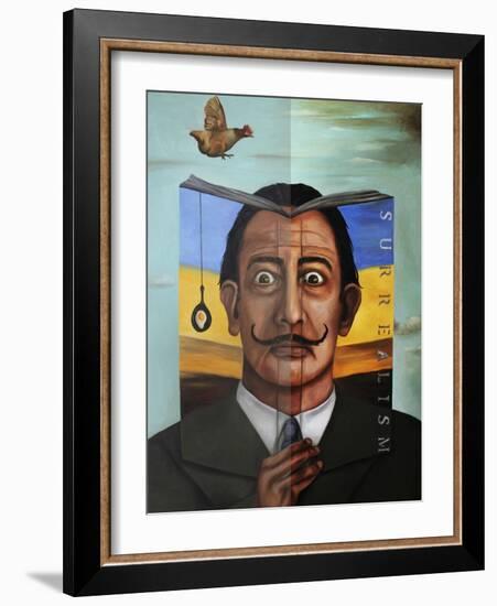 Book of Surrealism-Leah Saulnier-Framed Giclee Print