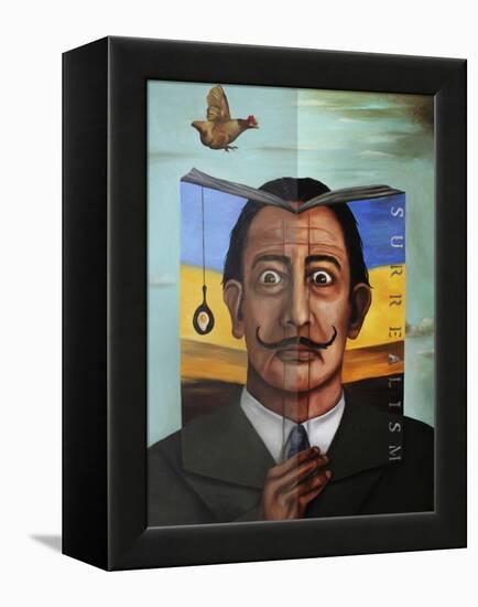 Book of Surrealism-Leah Saulnier-Framed Premier Image Canvas