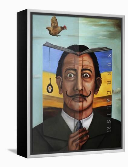 Book of Surrealism-Leah Saulnier-Framed Premier Image Canvas