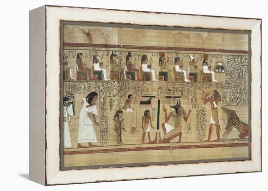 Book of the Dead or Papyrus of Ani-null-Framed Stretched Canvas