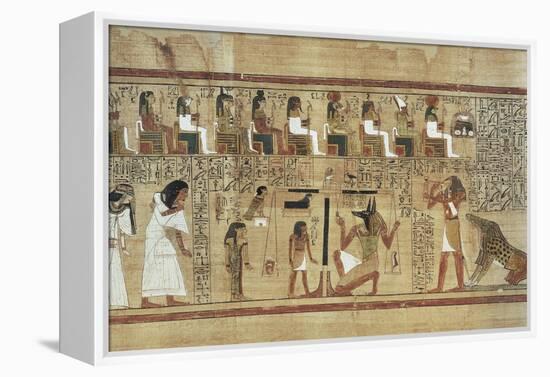Book of the Dead or Papyrus of Ani-null-Framed Stretched Canvas