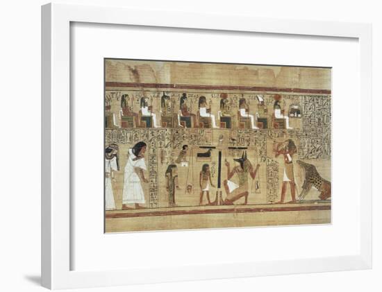 Book of the Dead or Papyrus of Ani-null-Framed Art Print