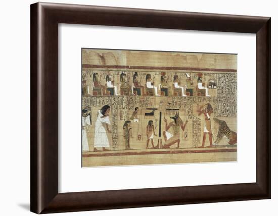 Book of the Dead or Papyrus of Ani-null-Framed Art Print