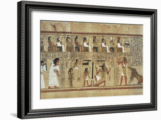 Book of the Dead or Papyrus of Ani-null-Framed Art Print