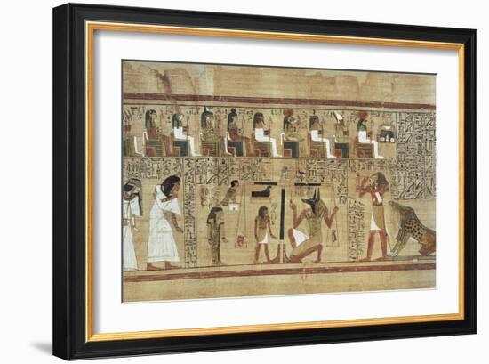 Book of the Dead or Papyrus of Ani-null-Framed Art Print