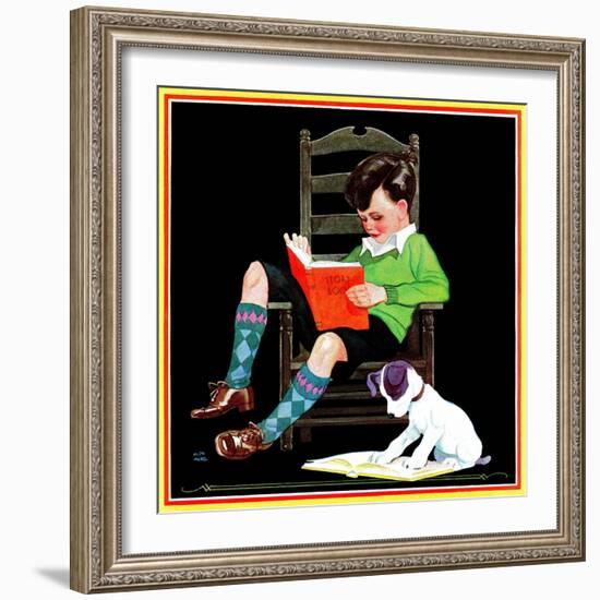 Book Report - Child Life-Keith Ward-Framed Giclee Print