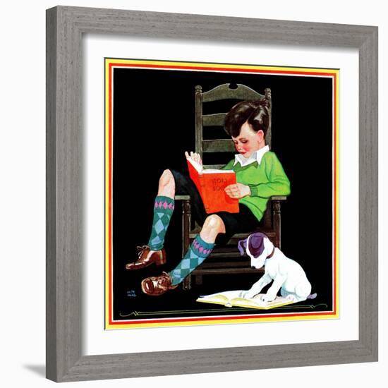 Book Report - Child Life-Keith Ward-Framed Giclee Print