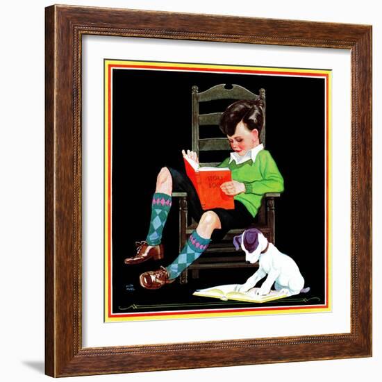 Book Report - Child Life-Keith Ward-Framed Giclee Print