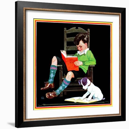 Book Report - Child Life-Keith Ward-Framed Giclee Print