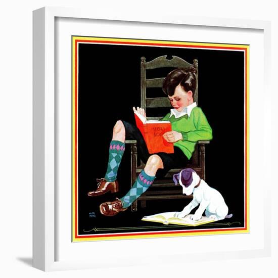 Book Report - Child Life-Keith Ward-Framed Giclee Print