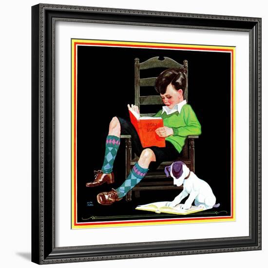 Book Report - Child Life-Keith Ward-Framed Giclee Print