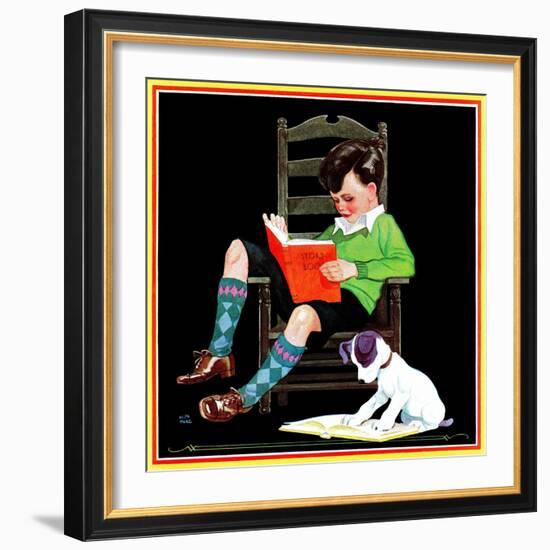 Book Report - Child Life-Keith Ward-Framed Giclee Print