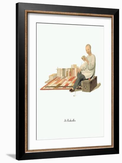 Book Seller-George Henry Malon-Framed Art Print