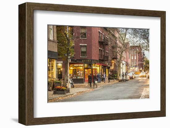 Book Shop in Greenwich Village, Manhattan, New York City, New York, USA-Jon Arnold-Framed Photographic Print