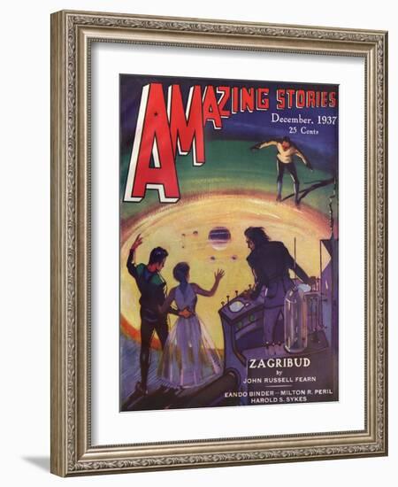 Book, Time Device-Leo Morey-Framed Art Print