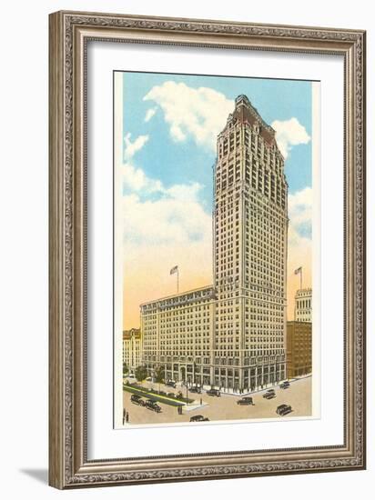 Book Tower Building, Detroit, Michigan-null-Framed Art Print