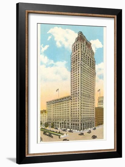 Book Tower Building, Detroit, Michigan-null-Framed Art Print