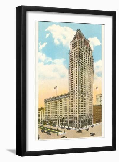 Book Tower Building, Detroit, Michigan-null-Framed Art Print