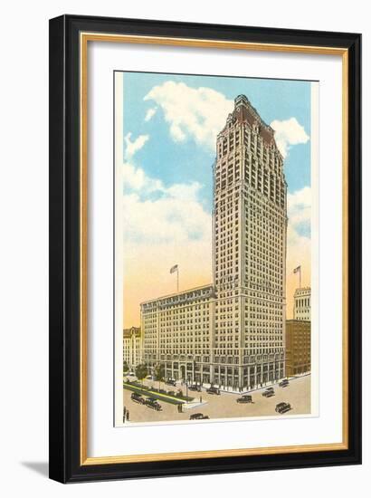 Book Tower Building, Detroit, Michigan-null-Framed Art Print