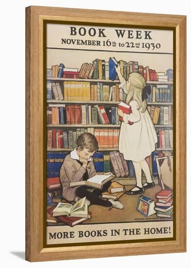 Book Week Poster-Jesse Willcox Smith-Framed Premier Image Canvas