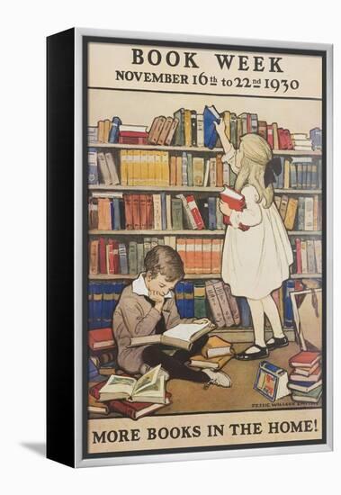 Book Week Poster-Jesse Willcox Smith-Framed Premier Image Canvas