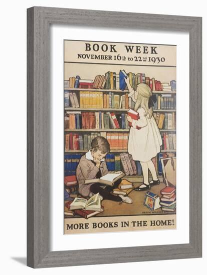 Book Week Poster-Jesse Willcox Smith-Framed Giclee Print