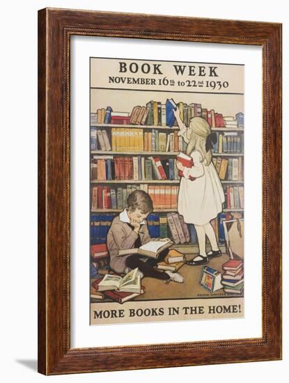 Book Week Poster-Jesse Willcox Smith-Framed Giclee Print