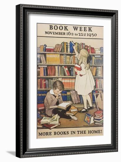 Book Week Poster-Jesse Willcox Smith-Framed Giclee Print