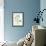 Booked Blue III Crop-Katie Pertiet-Framed Art Print displayed on a wall