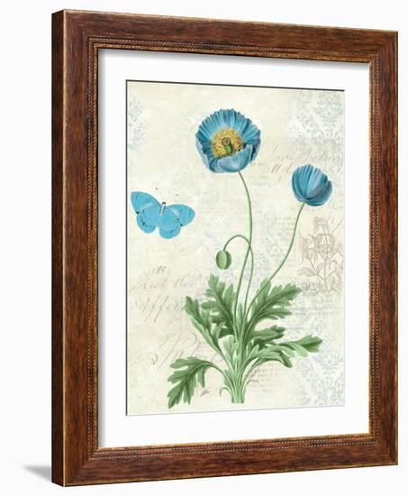 Booked Blue IV Crop-Katie Pertiet-Framed Art Print