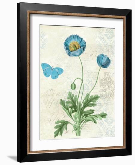 Booked Blue IV Crop-Katie Pertiet-Framed Art Print