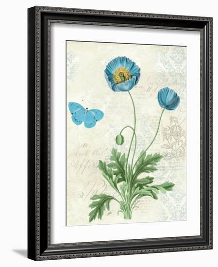 Booked Blue IV Crop-Katie Pertiet-Framed Art Print