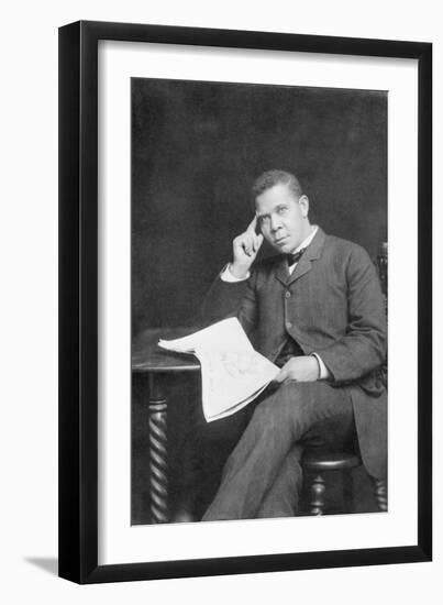 Booker T. Washington, African American Educator and Leader, 1900-null-Framed Premium Giclee Print