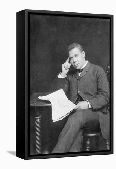 Booker T. Washington, African American Educator and Leader, 1900-null-Framed Stretched Canvas